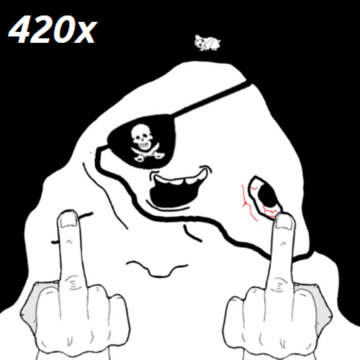 420x pirate ghost character